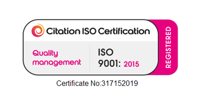 iso 9001 2015 certification logo awarded to trident