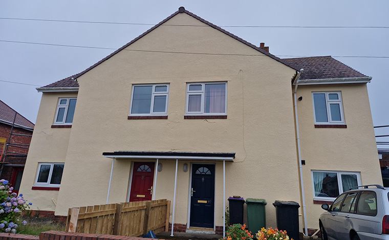 photo of work carried out for Bernicia Homes