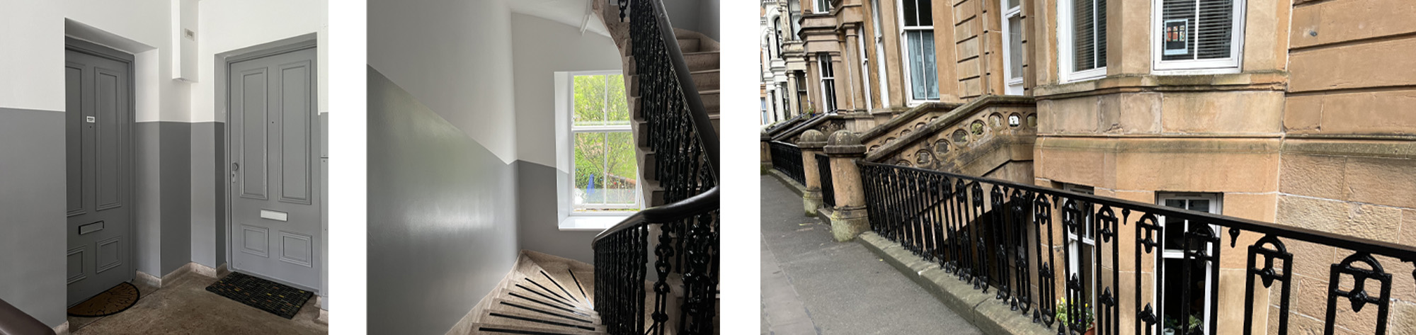 photo of internal and external decoration for Glasgow West Housing Association