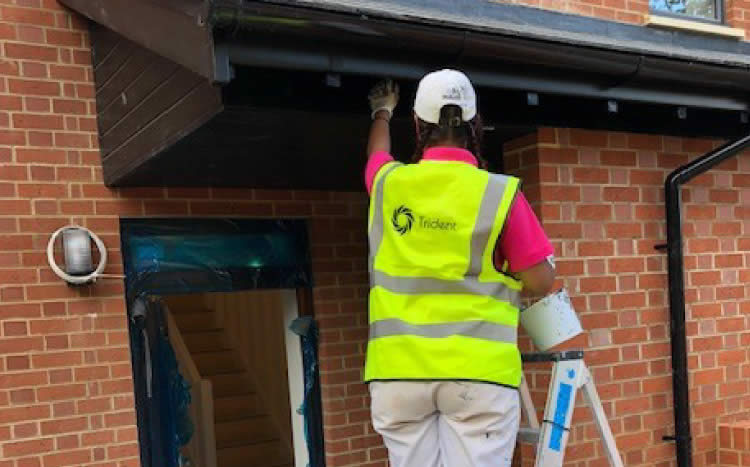 photo showing work completed for homes in sedgemoor