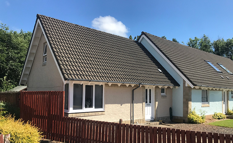 photo of work carried out for irvine housing