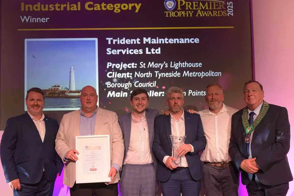 Trident Maintenance Services winners of the Industrial category 2025